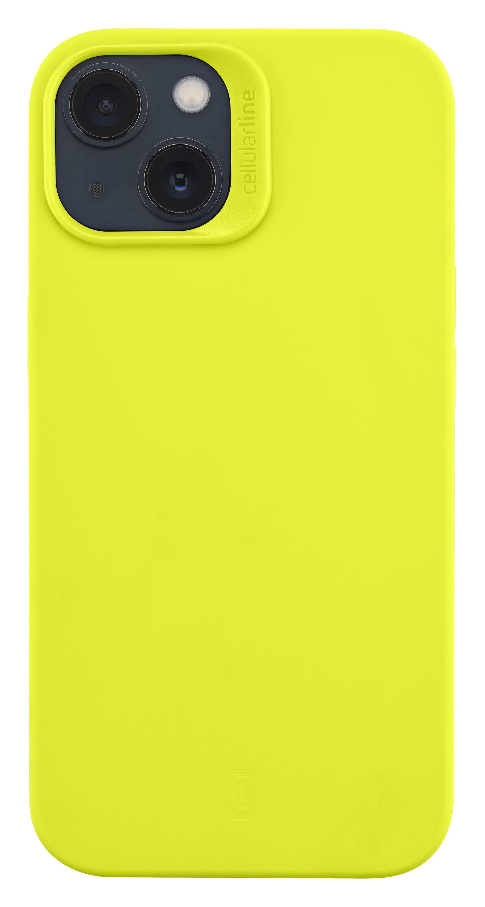 Cellularline Sensation - iPhone 14 Custodia in silicone soft touch con  tecnologia antibatterica Microban integrata Verde