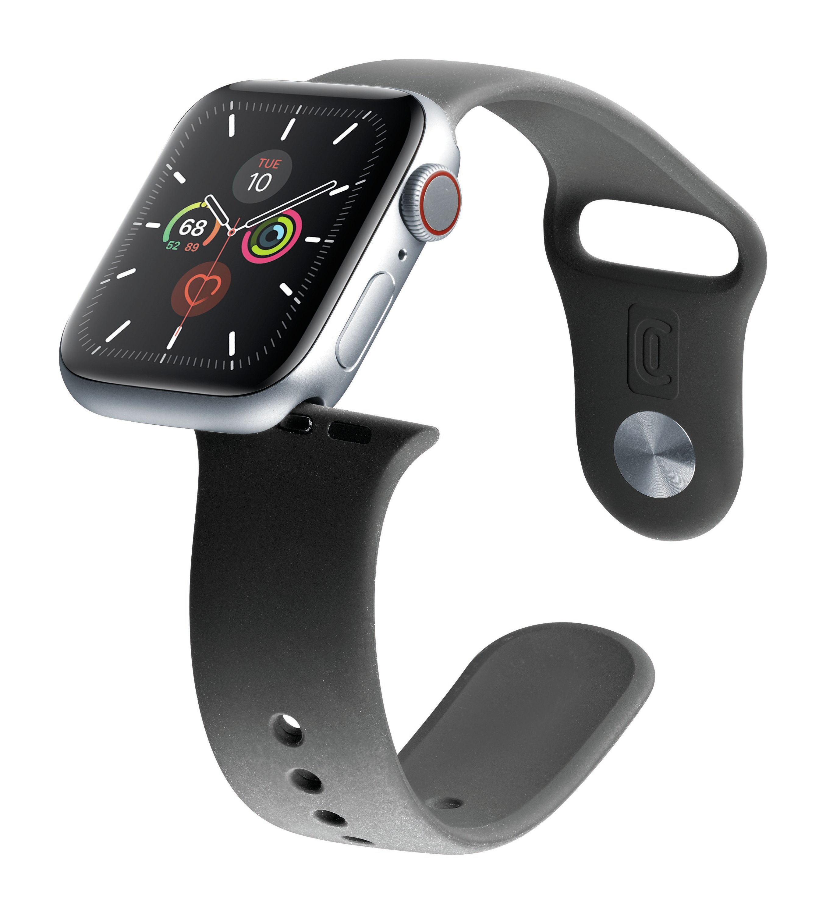 Cellularline Urban Band - Apple Watch 38/40 mm Cinturino in silicone per  Apple Watch Nero