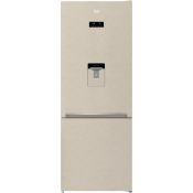 BEKO - Frigorifero combinato RCNE560E40DBN Classe E 560lt - Sabbia Marmorizzato