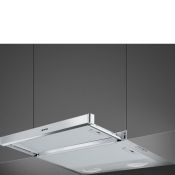 Smeg KSET61E2 cappa aspirante Semintegrato (semincassato) Argento 315 m³/h D