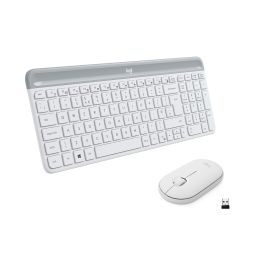 LOGITECH MK295 Kit Mouse e Tastiera Wireless – Tecnologia SilentTouch,  Tastierino Numerico, Tasti Scelta Rapida, Tracciamento Ottico Avanzato,  Ricevitore USB Nano, Senza Lag, Meno 90% di Rumore