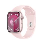 Apple Watch Series 9 GPS Cassa 45mm in Alluminio Rosa con Cinturino Sport Rosa Confetto - M/L