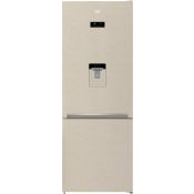 BEKO - Frigorifero combinato RCNE560E40DBN Classe E 560lt - Sabbia Marmorizzato