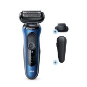 Braun Series 6 Rasoio Trimmer Blu