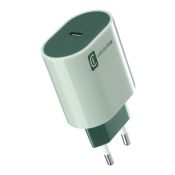 Cellularline USB-C Charger #Stylecolor - Universal Caricabatterie da rete20W colorato Verde