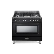 DE LONGHI - Cucina a gas MGV 965 NX ED Classe A - Nero lucido