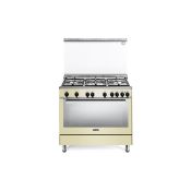 DE LONGHI - Cucina a gas PGVC 96 ED2  - Crema