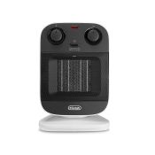 De’Longhi HFX60E20 stufetta elettrica Interno Nero 2000 W Riscaldatore ambiente elettrico con ventilatore