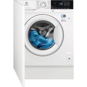 Electrolux EW7W474BI lavasciuga Da incasso Caricamento frontale Bianco E