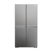 Haier Cube 90 Serie 7 HCR7918ENMP frigorifero side-by-side Libera installazione 629 L E Platino, Stainless steel