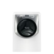 Hotpoint AQD970F 69 lavasciuga Libera installazione Caricamento frontale Argento, Bianco