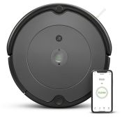 iRobot Roomba 697 aspirapolvere robot 0,6 L Senza sacchetto Nero, Grigio