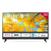 LG - SMART TV LED UHD 4K 55" 55UQ75006LF - BLACK