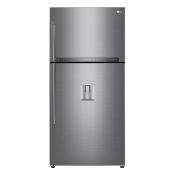 LG GTF916PZPED Frigorifero doppia porta maxi, Classe E, 592L, Wi-Fi, Dispenser acqua, Inox