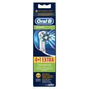 Oral-B Cross Action 4+1p 5 pz Blu, Bianco