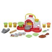 Play-Doh Kitchen Creations - La Pizzeria, playset con 5 vasetti di pasta da modellare