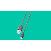 PLOOS - CABLE 100cm - MICRO USB Cavo MICRO USB per ricarica e trasferimento dati Nero