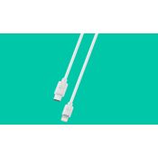 PLOOS - CABLE 100cm - USB-C to Lightning Cavo da USB-C a Lightning per ricarica e trasferimento dati Bianco