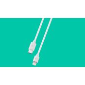 PLOOS - CABLE 200cm - USB-C to Lightning Cavo da USB-C a Lightning per ricarica e trasferimento dati Bianco