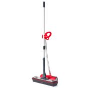 Polti Moppy Red Premium sistema a mocio e secchio Serbatoio singolo Alluminio, Rosso