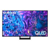 Samsung Q70D TV QLED 4K 65” QE65Q70DATXZT Smart TV Wi-Fi Black 2024, Quantum Processor 4K, 4K AI Upscaling, AirSlim Design, OTS Lite