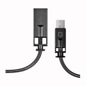 SBS TECABLELUXTYPCG cavo USB 1 m USB 2.0 USB A USB C Nero