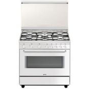 Smeg SB90G cucina Gas naturale Gas Bianco