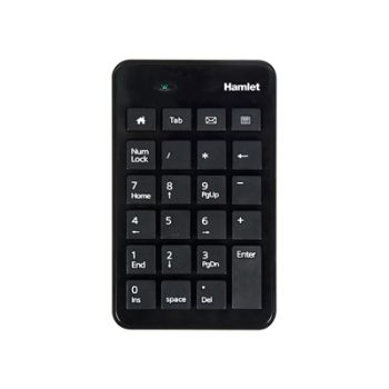 Hamlet Numeric Keypad tastierino numerico usb 2.0 nero